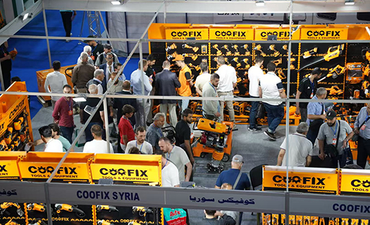 El agente de COOFIX en Siria participa con éxito en una feria industrial local.