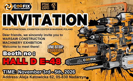 COOFIX te invita a la Exposición de Maquinaria de Construcción de Varsovia 